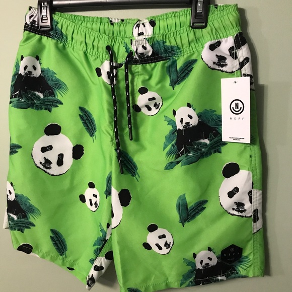 panda swim trunks